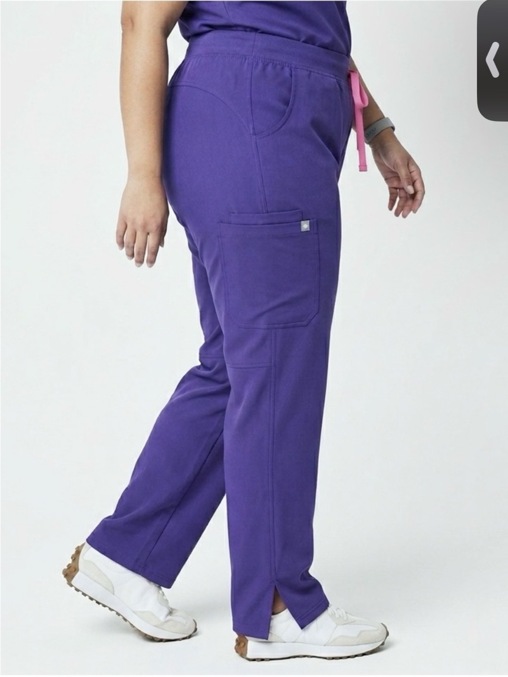 Figs Kade ⚡️ Purple Utility Scrub Pants with Side Pocket 4892 size 5X Tall